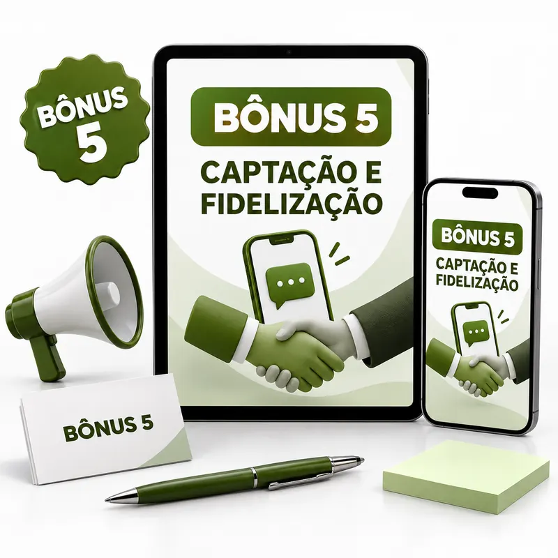 Bônus 5: Guia de Captação de Novos Clientes e Fidelização